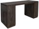 International Furniture Direct Dark Mezquite Stained Dark Kitchen Island-0