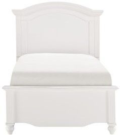 Mazin Furniture Meghan 4 Piece White Twin Bedroom Set-2