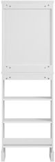 Linon Barkley White Tall Wall Cabinet-5