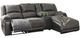 Signature Design by Ashley® Nantahala 3-Piece Slate Manual Reclining Right Arm Facing Sectional with Chaise-1