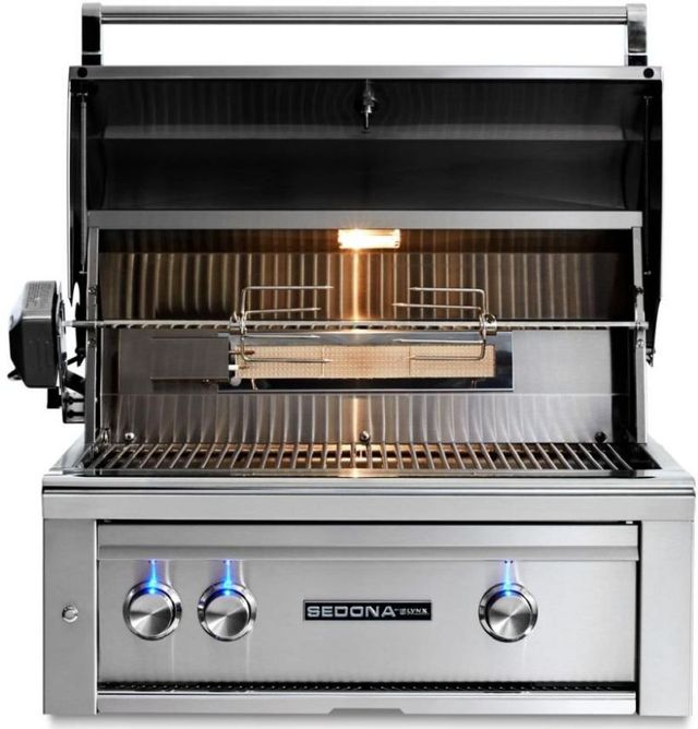 Lynx® Sedona 3-Burner Stainless Steel Built In Natural Gas Grill-2
