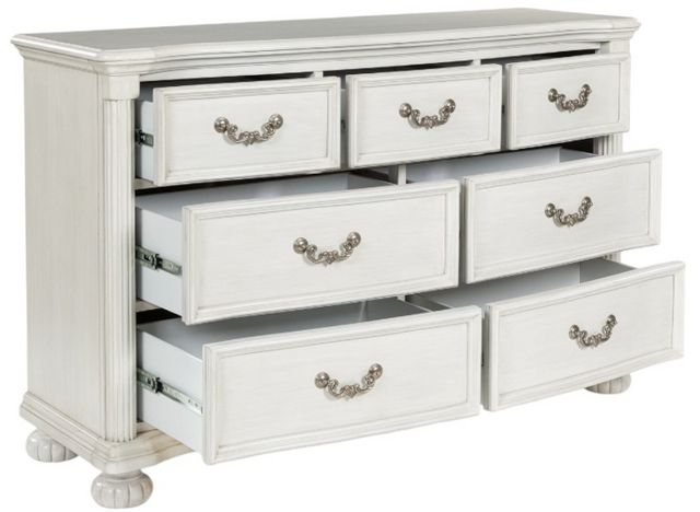 Benchcraft® Montelaine Antique White Dresser-2