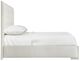 Bernhardt Cornelia Gray/Nebbia Queen Upholstered Panel Bed-2