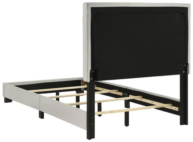 Coaster® Dorian Cream Twin Upholstered Panel Bed -3