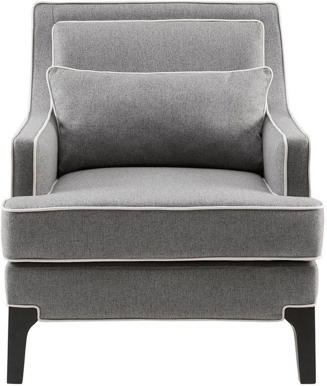 Olliix by Madison Park Signature Grey/Black Collin Arm Chair-0