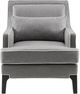 Olliix by Madison Park Signature Grey/Black Collin Arm Chair-0