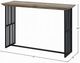 ACME Furniture Zudora Antique Oak Sofa Table with Black Base-3