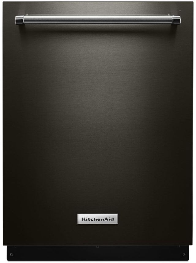 KitchenAid® 24" Black Stainless Steel with PrintShield™ Finish Built In Dishwasher-0