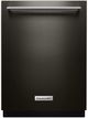 KitchenAid® 24" Black Stainless Steel with PrintShield™ Finish Built In Dishwasher-0