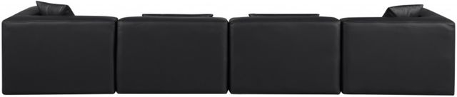 Meridian Furniture Cube 4-Piece Black Modular Sofa-2