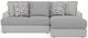 Jackson Furniture Titan 2-Piece Moonstruck Right-Arm Facing Loveseat Sectional and Chaise-1