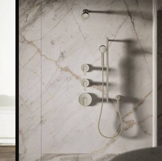KOHLER® Awaken® B90 Vibrant Brushed Nickel 2.5 GPM 3-Function Showerhead-2
