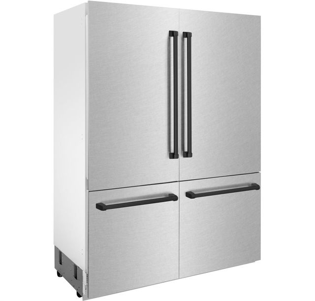 ZLINE Autograph Edition 60" 32.2 Cu. Ft. Satin Stainless Steel Built-In French Door Refrigerator-2