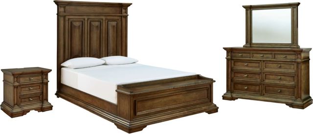 Signature Design by Ashley® Frantanna 4-Piece Brown Queen Bedroom Set-0