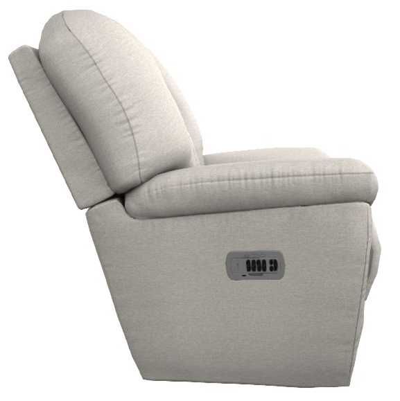 La-Z-Boy® Maverick Oyster Power Wall Recliner with Headrest and Lumbar-3