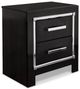Signature Design by Ashley® Kaydell 5-Piece Black King Upholstered Panel Bedroom Set-3