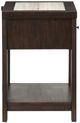 Magnussen Home® Tauren Coffee Bean Brown Open Nightstand-4