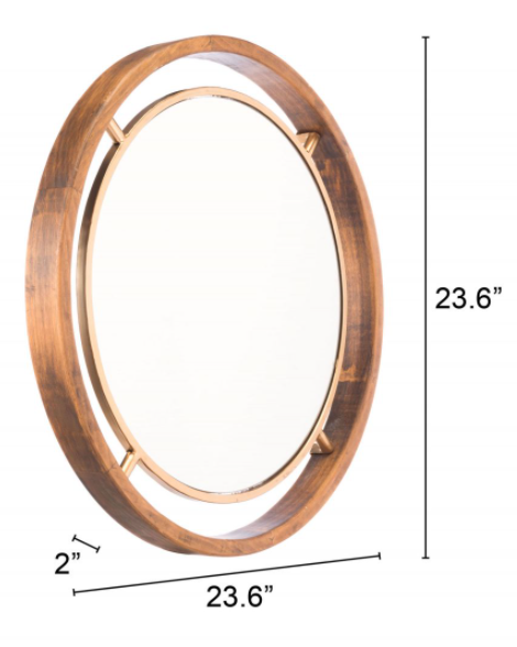 Zuo® Modern Gold Mirror-2