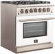 FORNO® 30" White Steel Range Door-3
