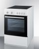 Summit® Classic 24" White Slide-In Electric Range-1
