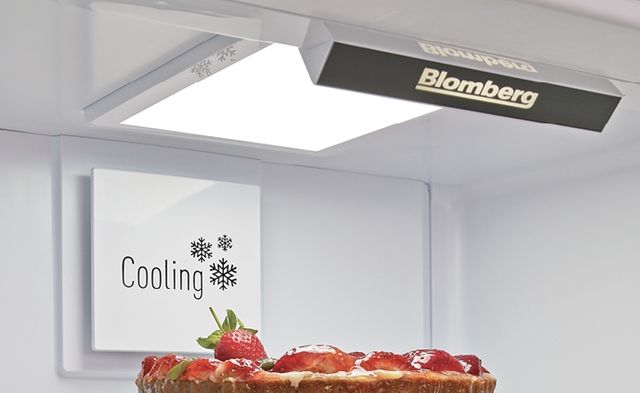 Blomberg® 22 in. 8.4 Cu. Ft. Panel Ready Built In Bottom Freezer Refrigerator-1