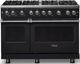 Viking® 5 Series 48" Onyx Pro Style Gas (NG) Range with Polished Chrome Trim-0
