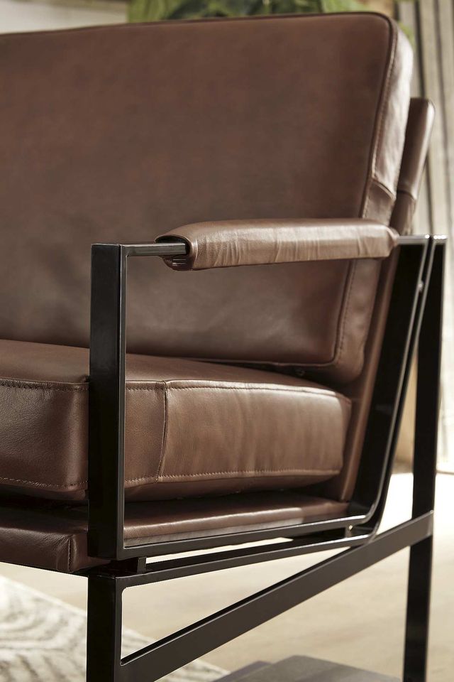 Signature Design by Ashley® Puckman Brown/Silver Accent Chair-3