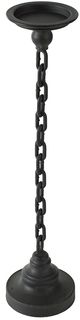 A & B Home Black 22" Candle Holder-1