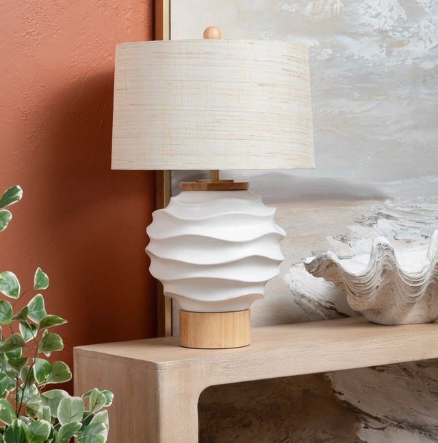 Crestview Collection Kittredge White Table Lamp-1
