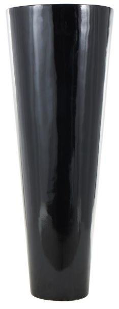 Deco Marche Black 62" Fiberglass Minimalistic Floor Decorative Vase-1