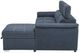 Homelegance® Ferriday 2-Piece Blue Sectional and Chaise with Hidden Storage-4