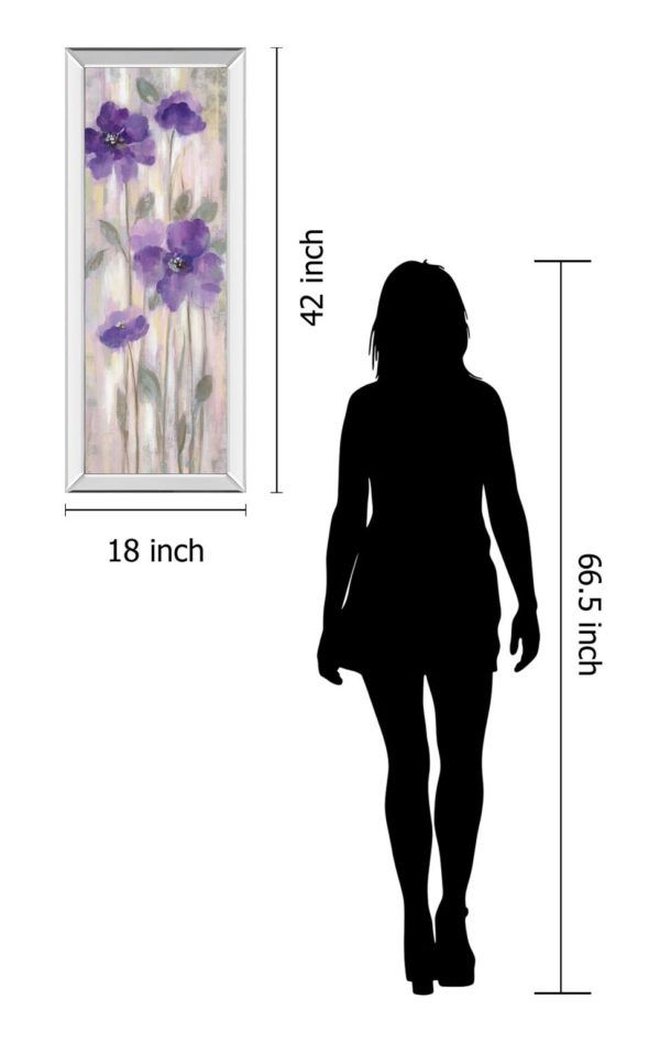 Classy Art Spring Floral I by Silvia Vassileva Mirrored Frame Wall Art-3