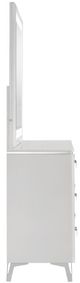 Coaster® Cassia White High Gloss Dresser and Mirror-3