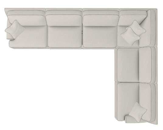 La-Z-Boy® Alani 6-Piece Oyster Sectional-4