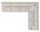 La-Z-Boy® Alani 6-Piece Oyster Sectional-4