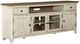 Liberty Furniture Farmhouse Reimagined Antique White/Chestnut Entertainment TV Stand-0