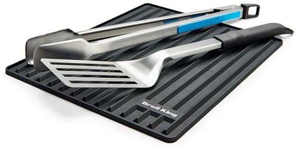 Broil King® Silicone Side Shelf Mat-Black-1