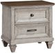New Classic® Home Furnishings Mariana Vintage Creme Nightstand-0
