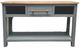 Million Dollar Rustic Harbor Brown Sofa Table with Gray Base-0