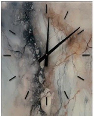 Signature Design by Ashley® Teague Brown/Gray/Ivory Wall Clock-1