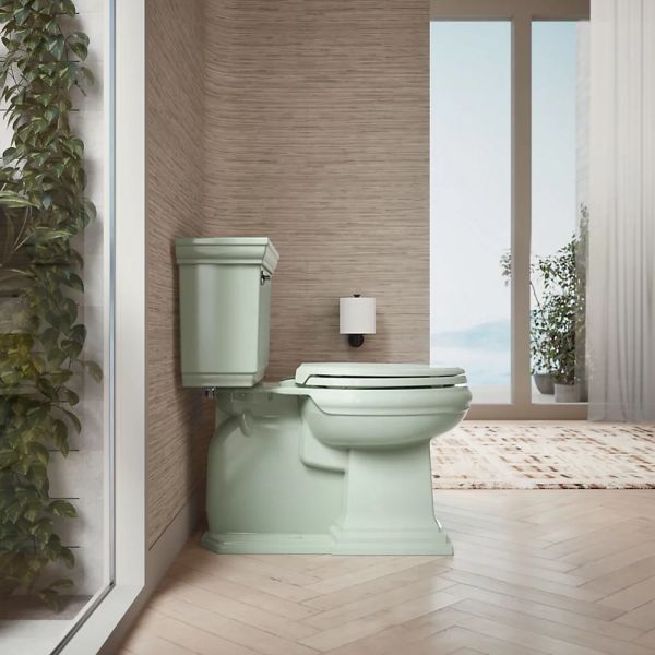 KOHLER® Glenbury™ Readylatch® Aspen Green Quiet-Close™ Elongated Toilet Seat-3