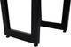 International Furniture Direct Zaphiro Brown Top End Table with Black Base-5