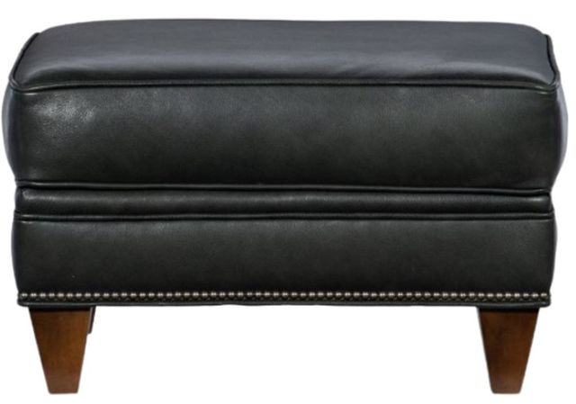 Bradington-Young Customizable Reddish Ottoman-1
