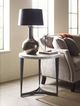 American Drew® AD Modern Synergy Delphi Mable Lamp Table with Metal Base-1