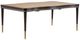 Michael Amini® Malibu Crest Crotch Mahogany Dining Table-0