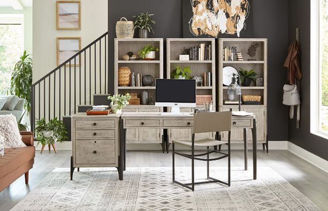 aspenhome® Zane Parchment 66" Writing Desk-1