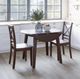 Jofran Inc. Simplicity 3-Piece Caramel Dining Table Set -0