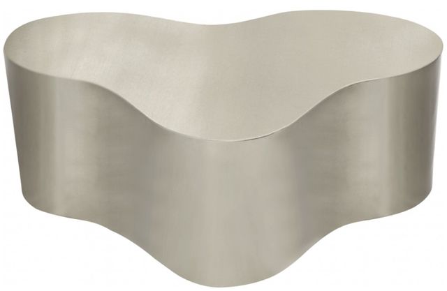 Meridian Furniture Tevere Brushed Silver Coffee Table-1