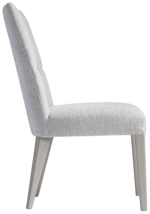 Bernhardt Stratum Mist/White Side Chair-1