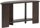 Magnussen Home® Upton Coffee Bean Brown Shaped Sofa Table-2